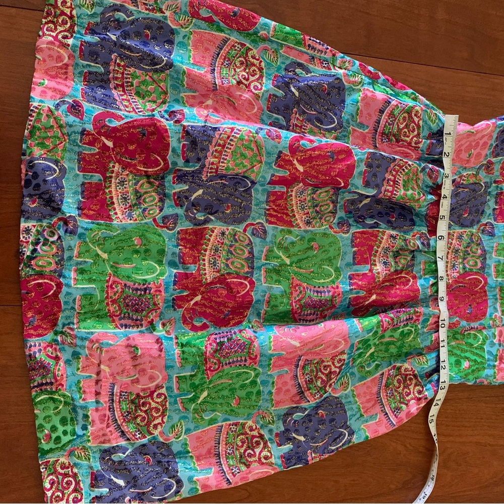 Colorful Elephant Print Mini Dress - Multicolor - Picture 2 of 13